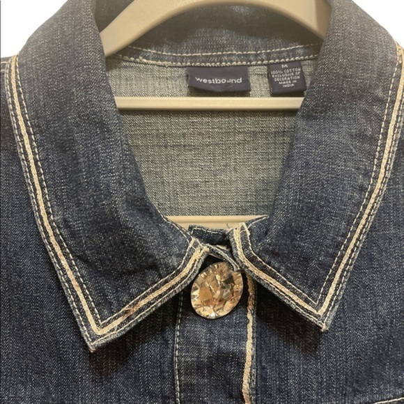 Westbound Jean Jacket Size M NWOT - Picture 3 of 9